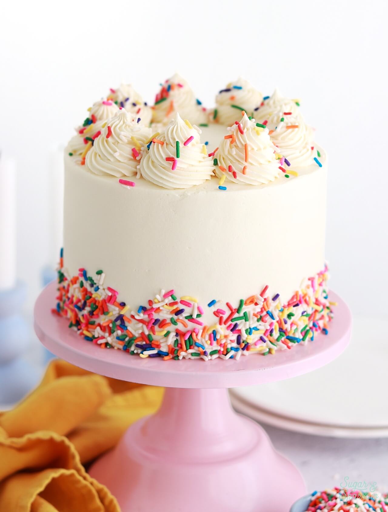 easy eggless vanilla cake recipe