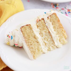 eggless vanilla cake that can be made vegan