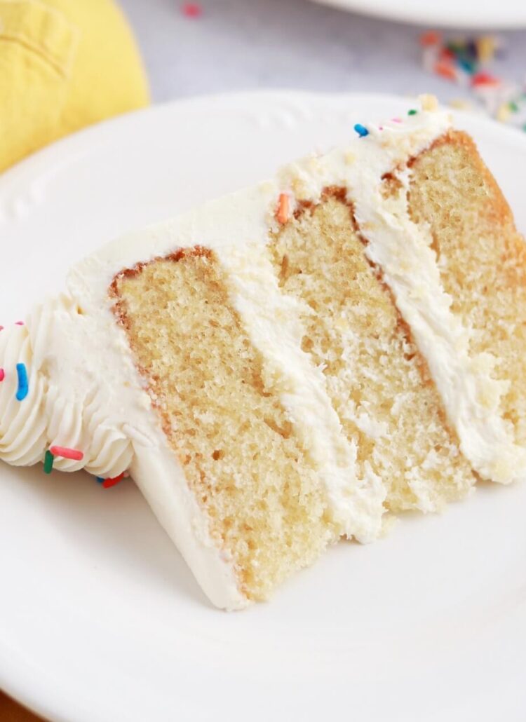 eggless vanilla cake that can be made vegan