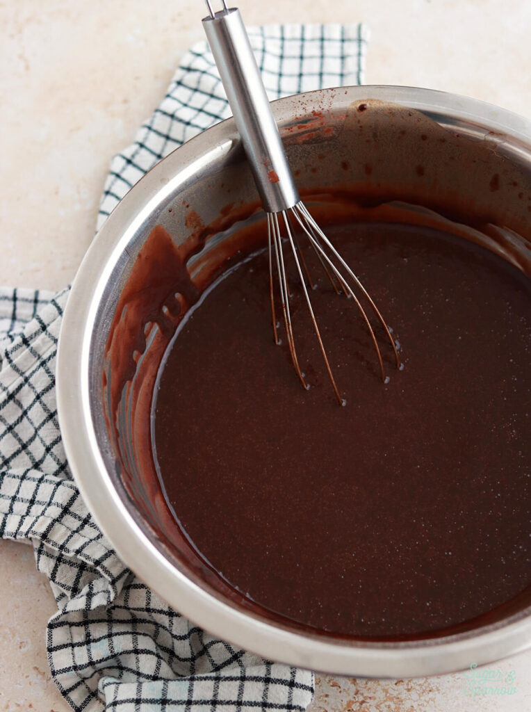 chocolate cake batter