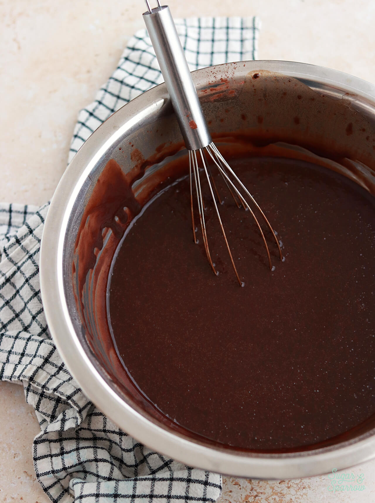 easy eggless chocolate cake recipe