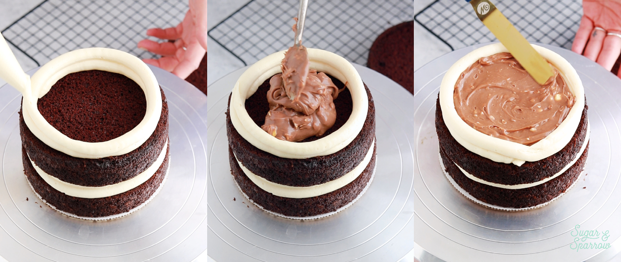 how to make a buttercream dam cake fillings