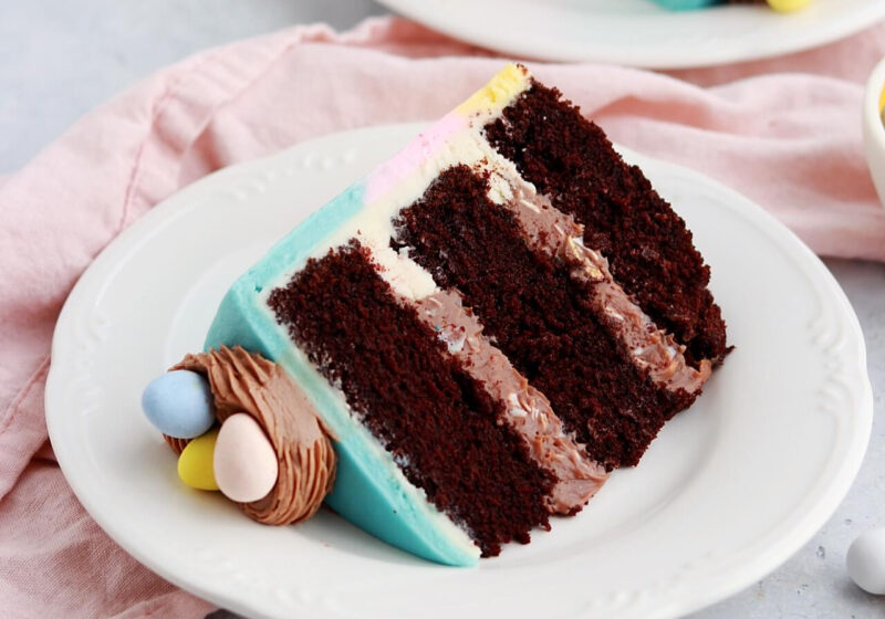 Cadbury Mini Egg chocolate ganache filling for cakes