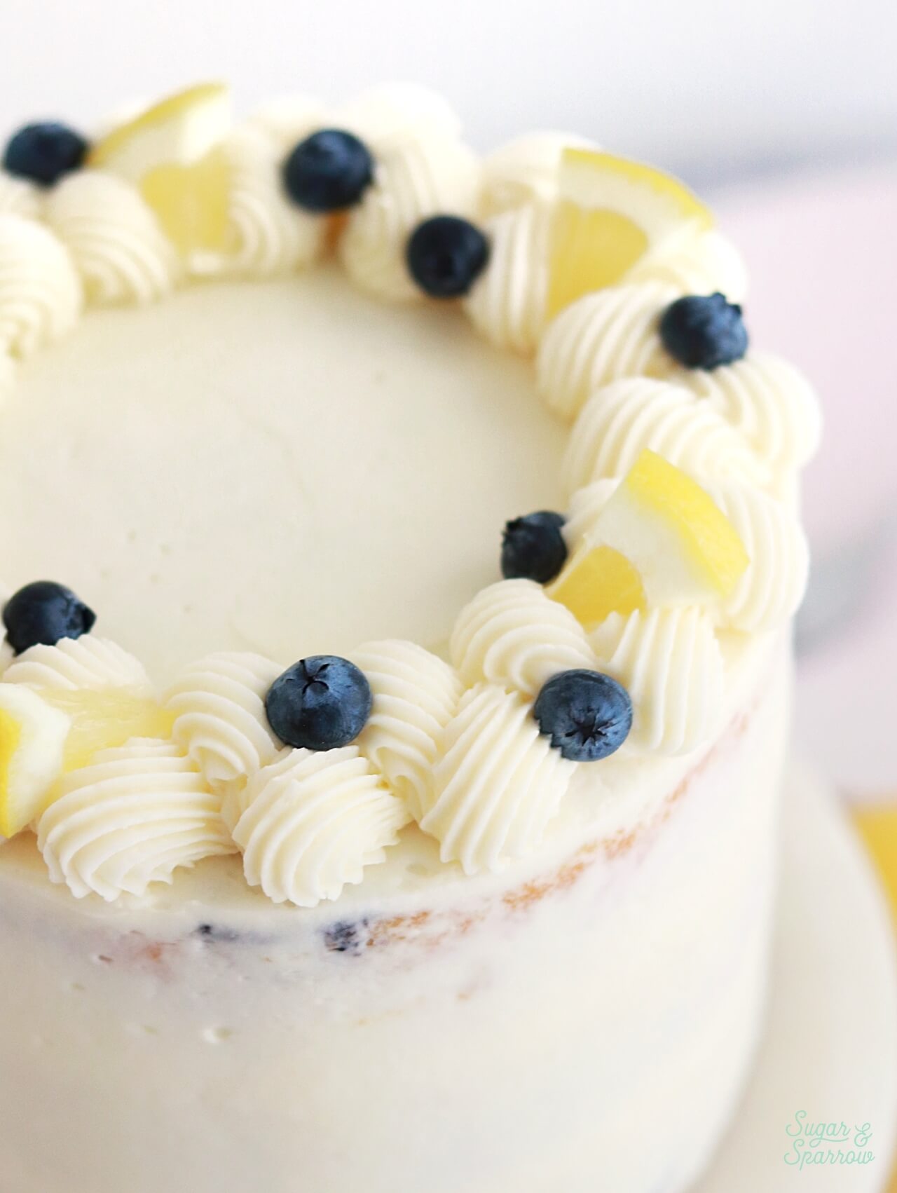 lemon blueberry cake recipe with lemon cream cheese buttercream