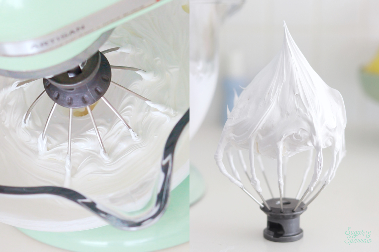 what are stiff peaks meringue