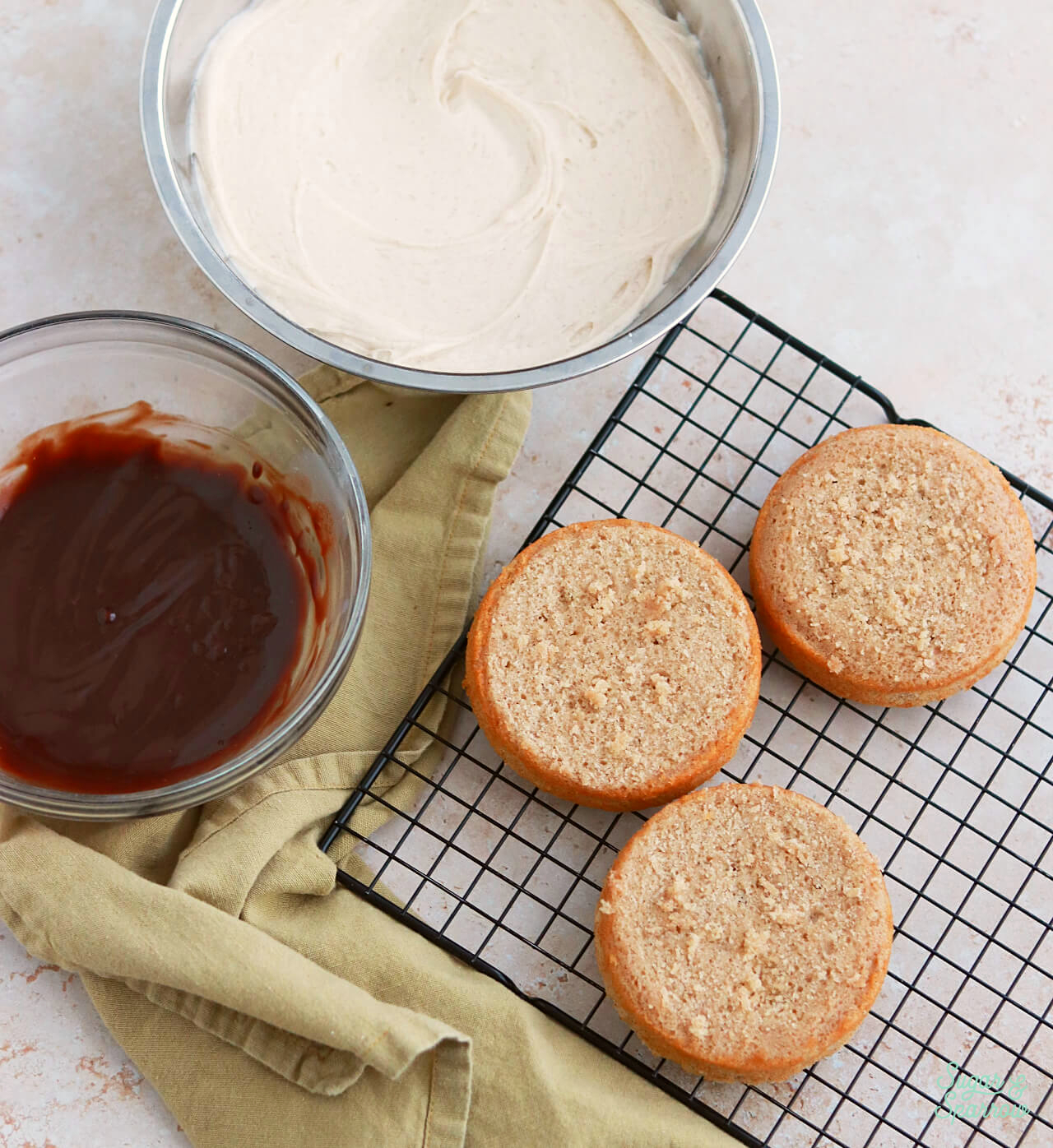 mini churro layer cake recipe