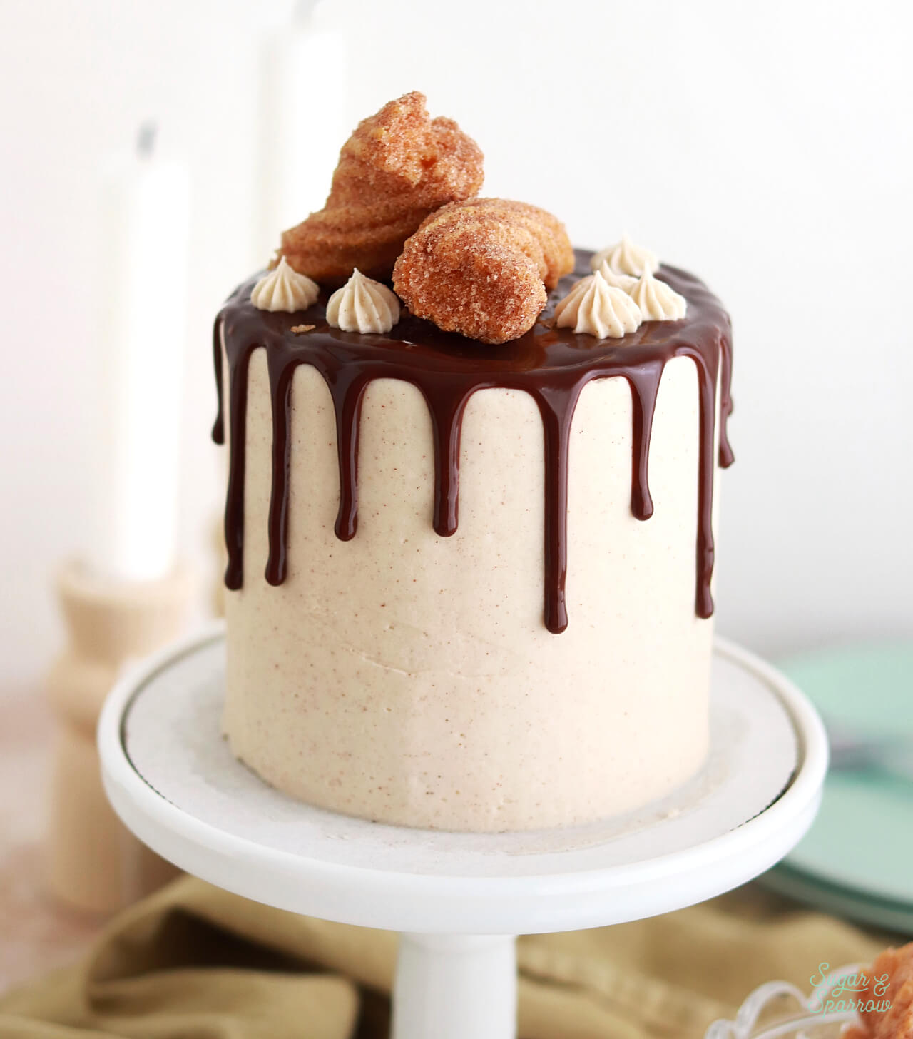 mexican chocolate ganache drip cake recipe