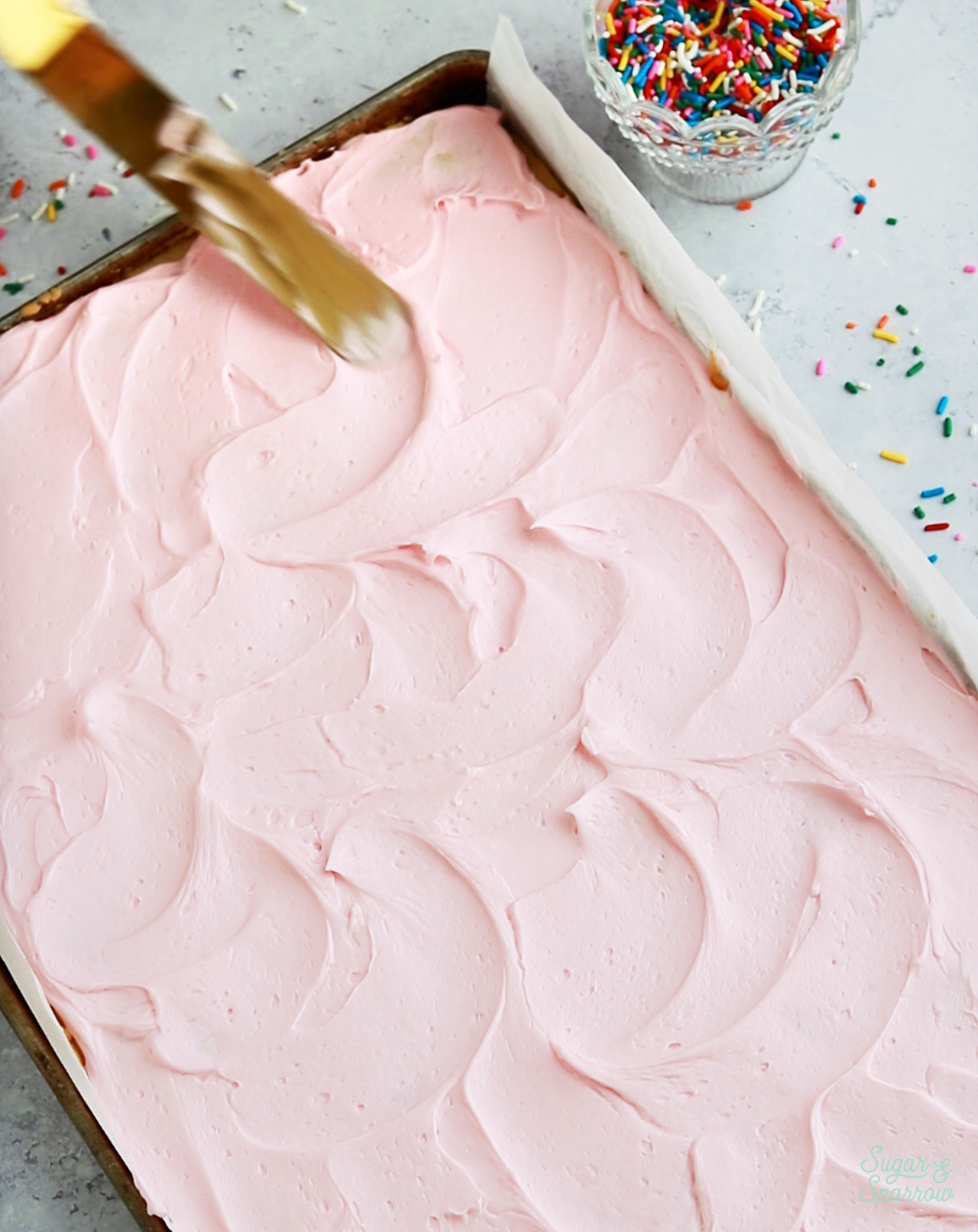 frosted sugar cookie bars recipe
