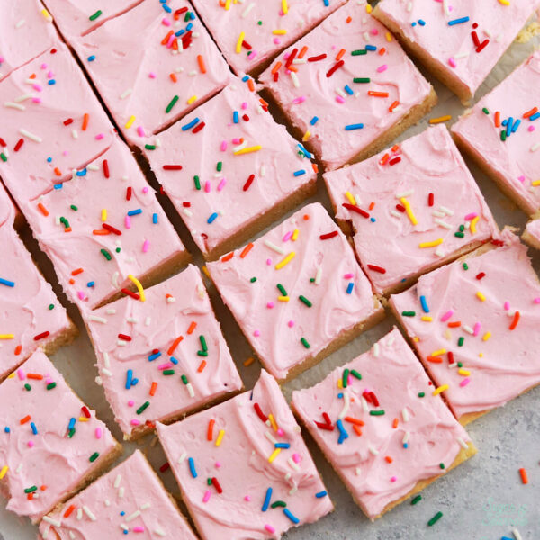 sheet pan sugar cookie bars