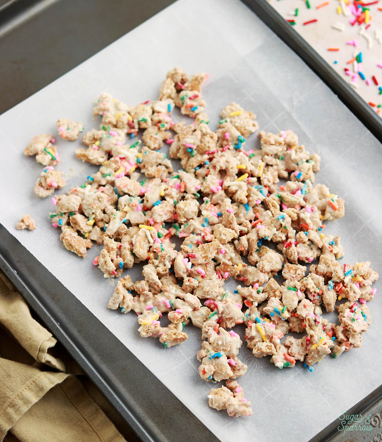 white chocolate teddy graham clusters recipe