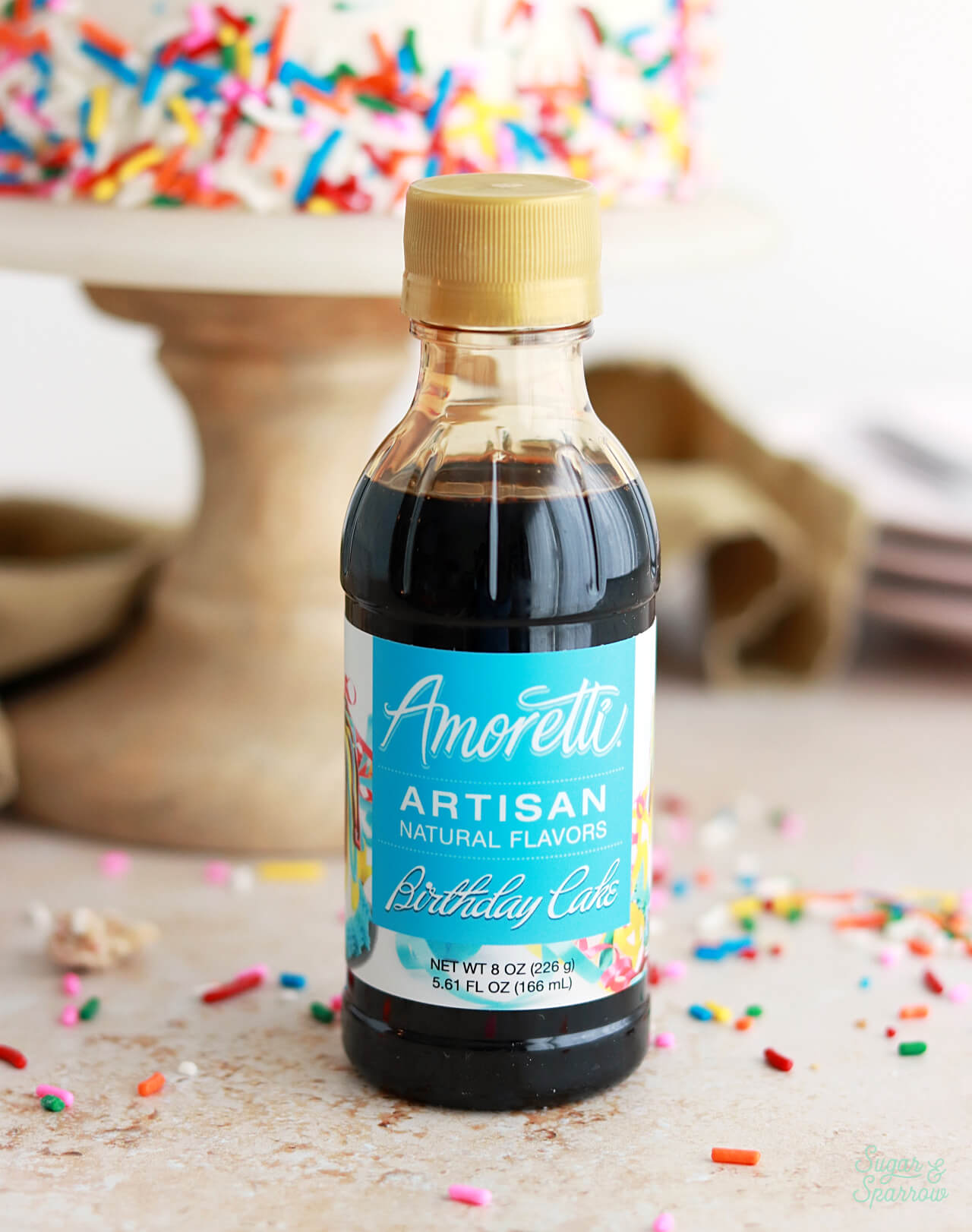Amoretti Natural Birthday Cake Artisan Flavor