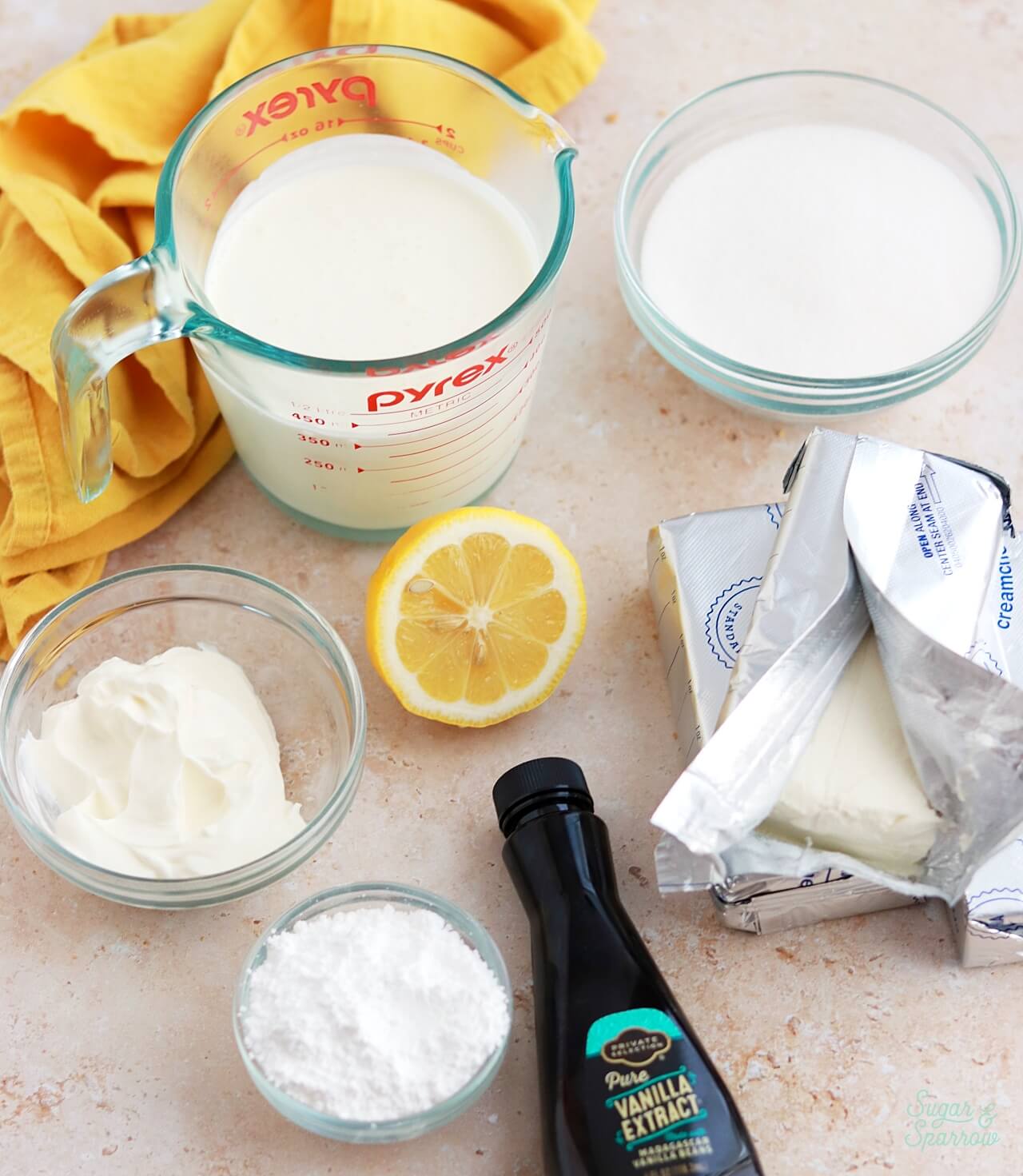 no bake cheesecake ingredients
