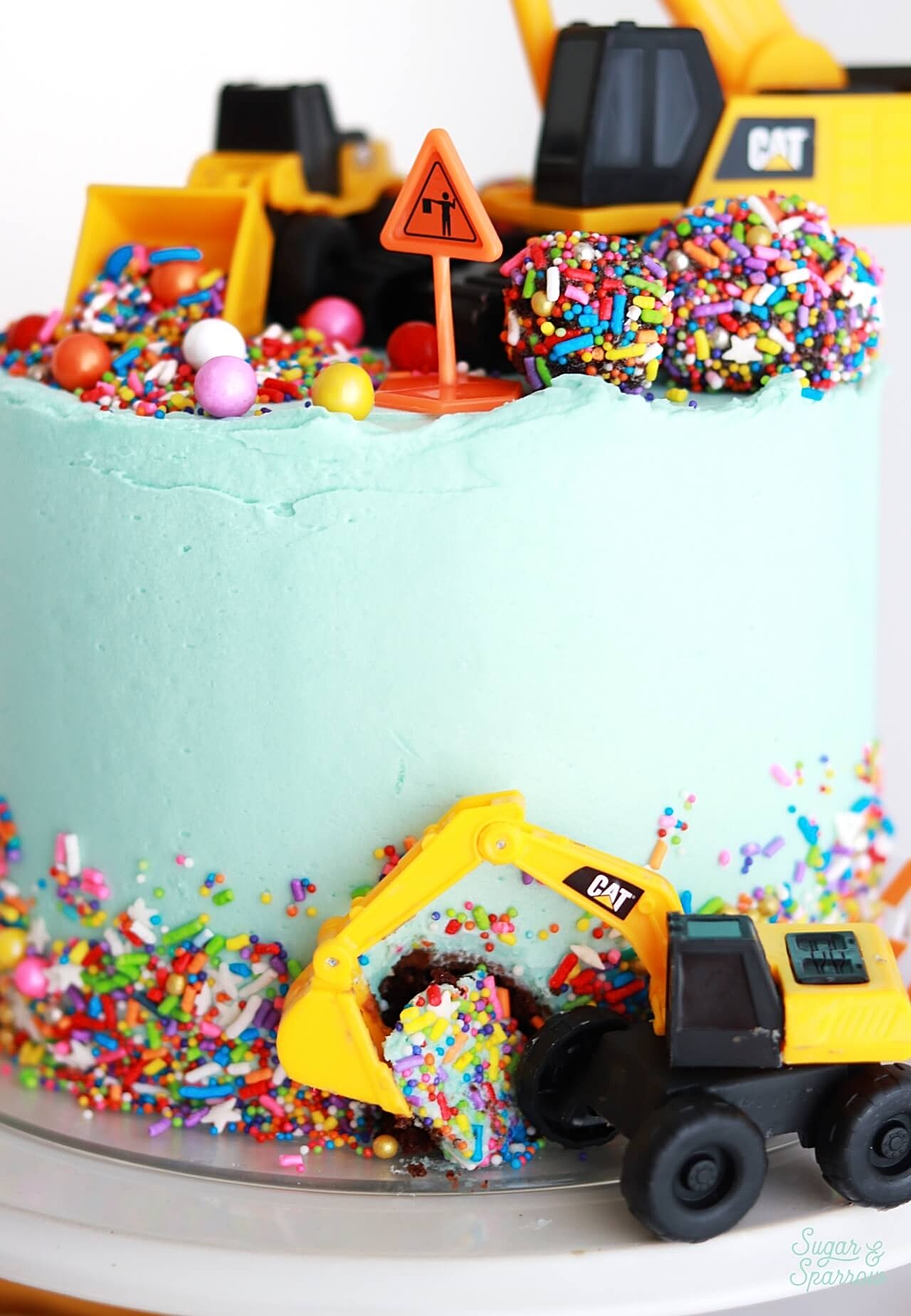 construction birthday cake ideas