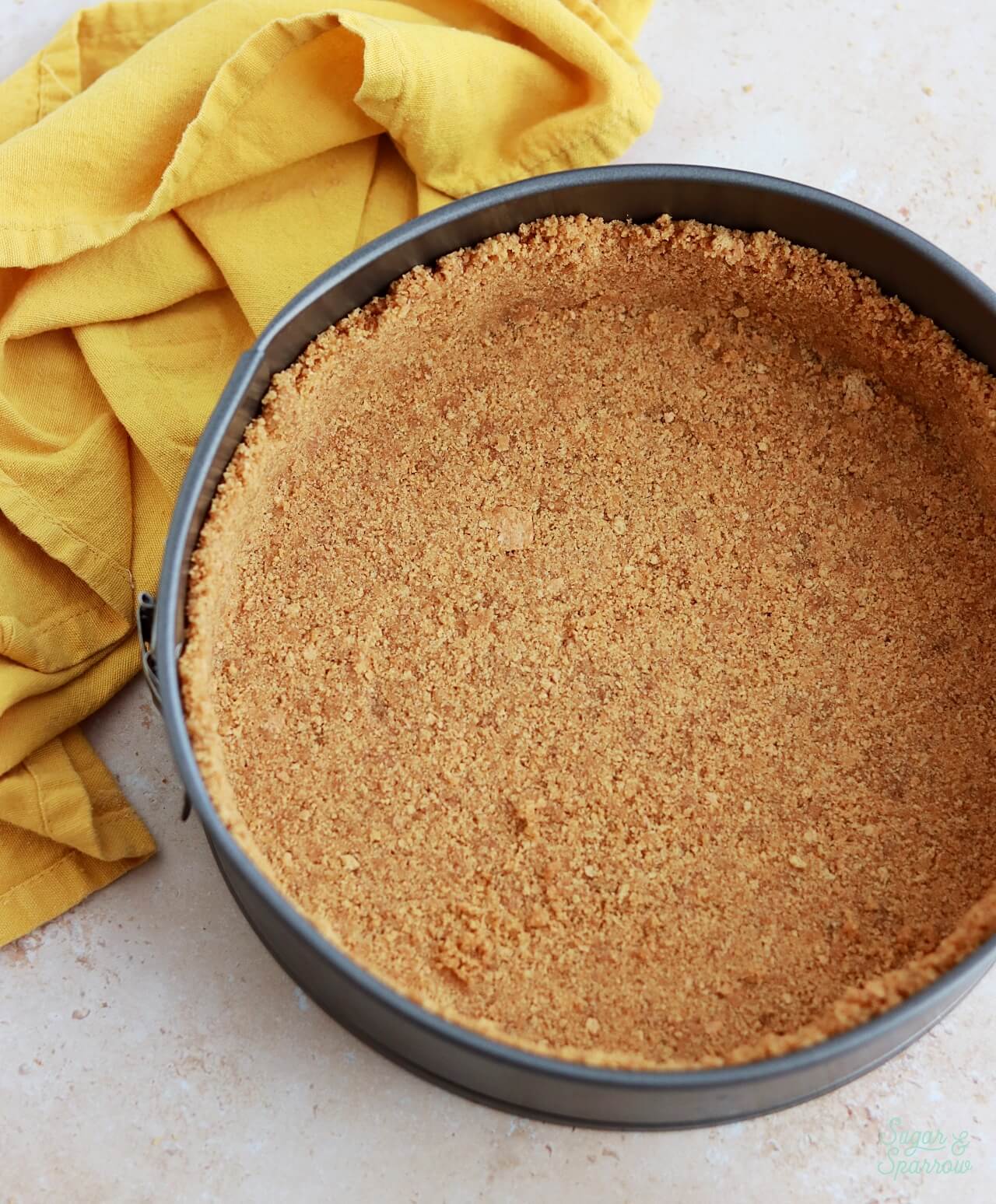 no-bake graham cracker crust recipe