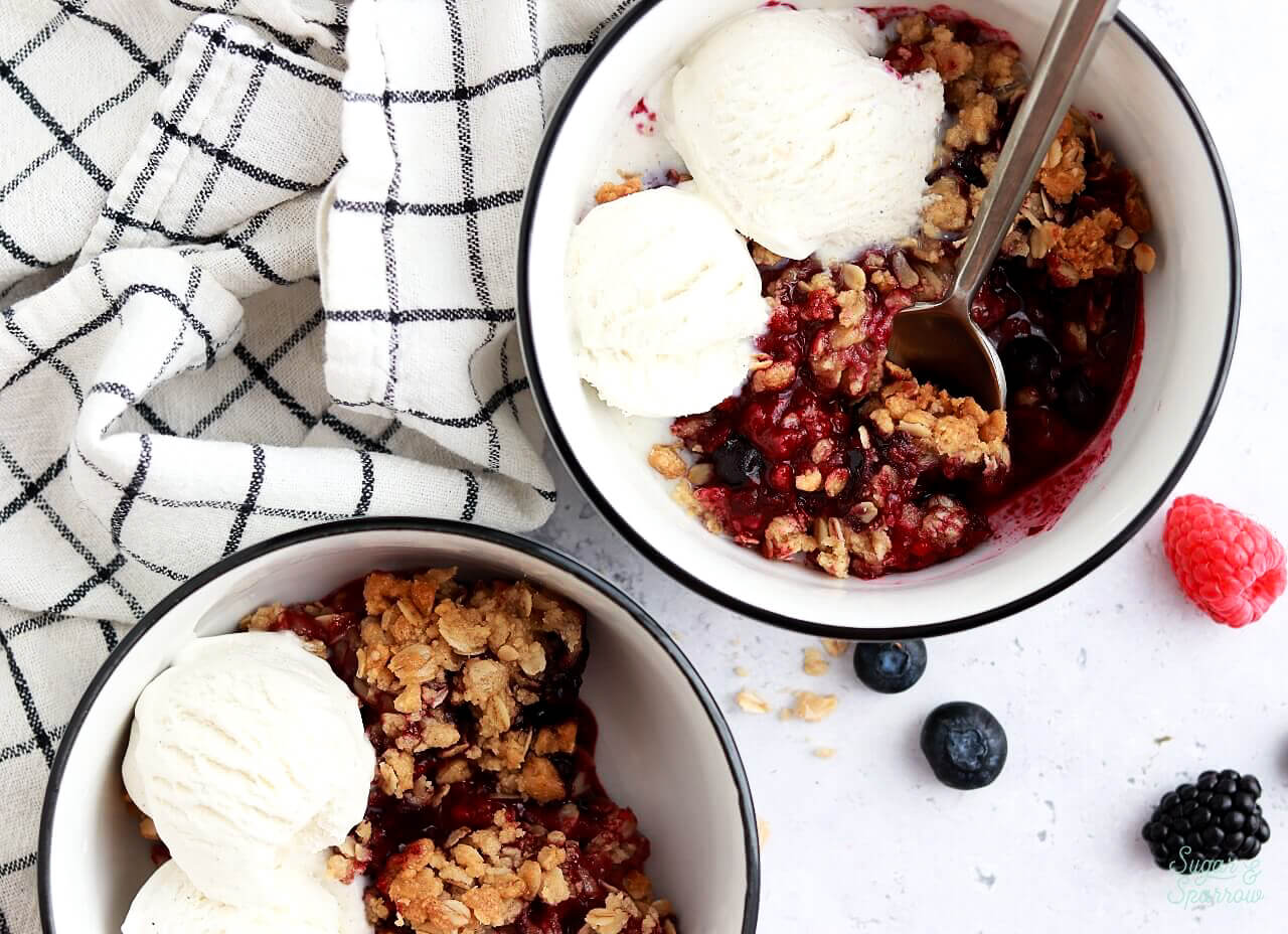 summer dessert recipes berry crisp