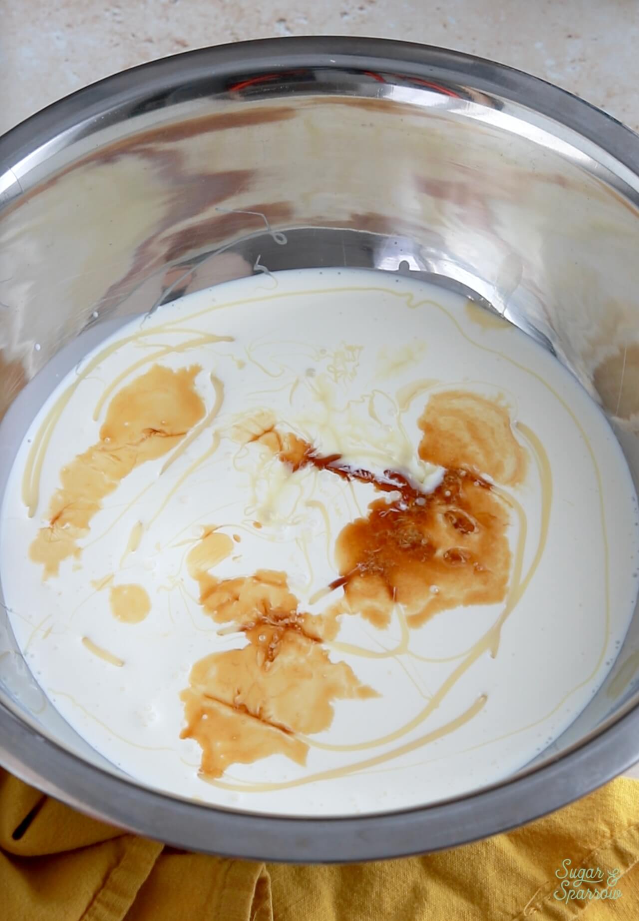 no-churn vanilla ice cream ingredients