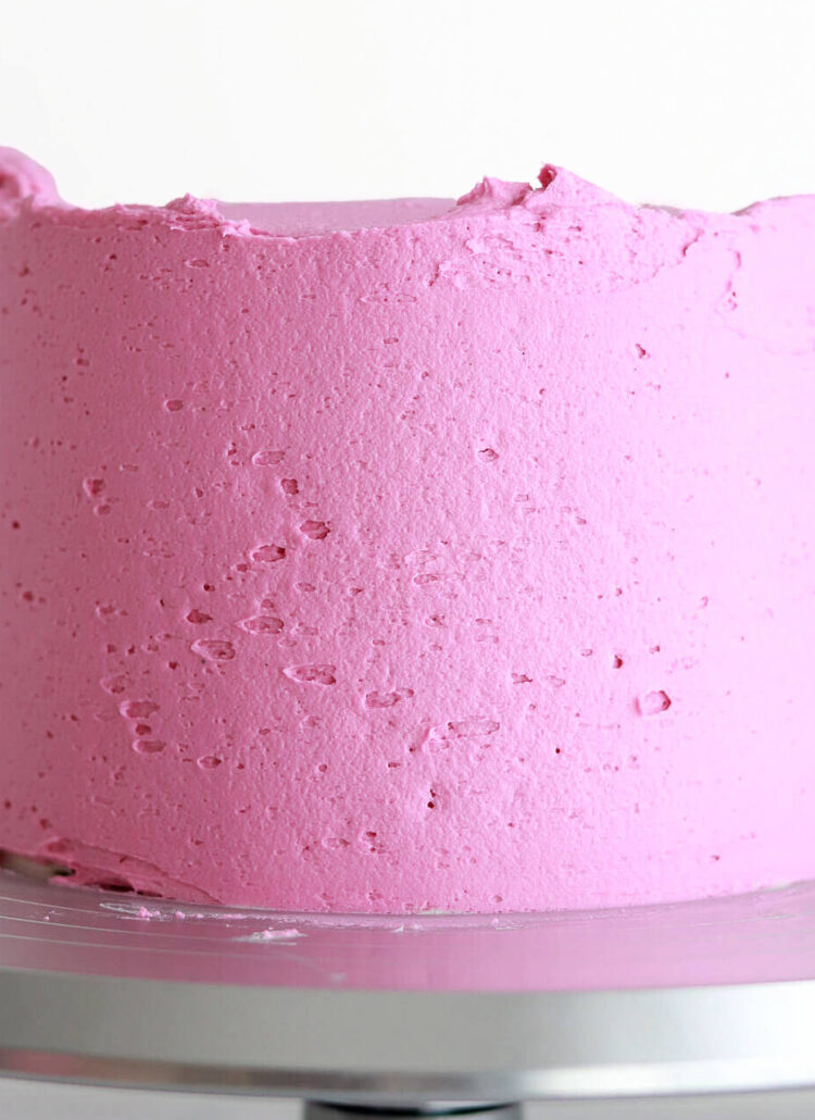how to fix air bubbles in buttercream