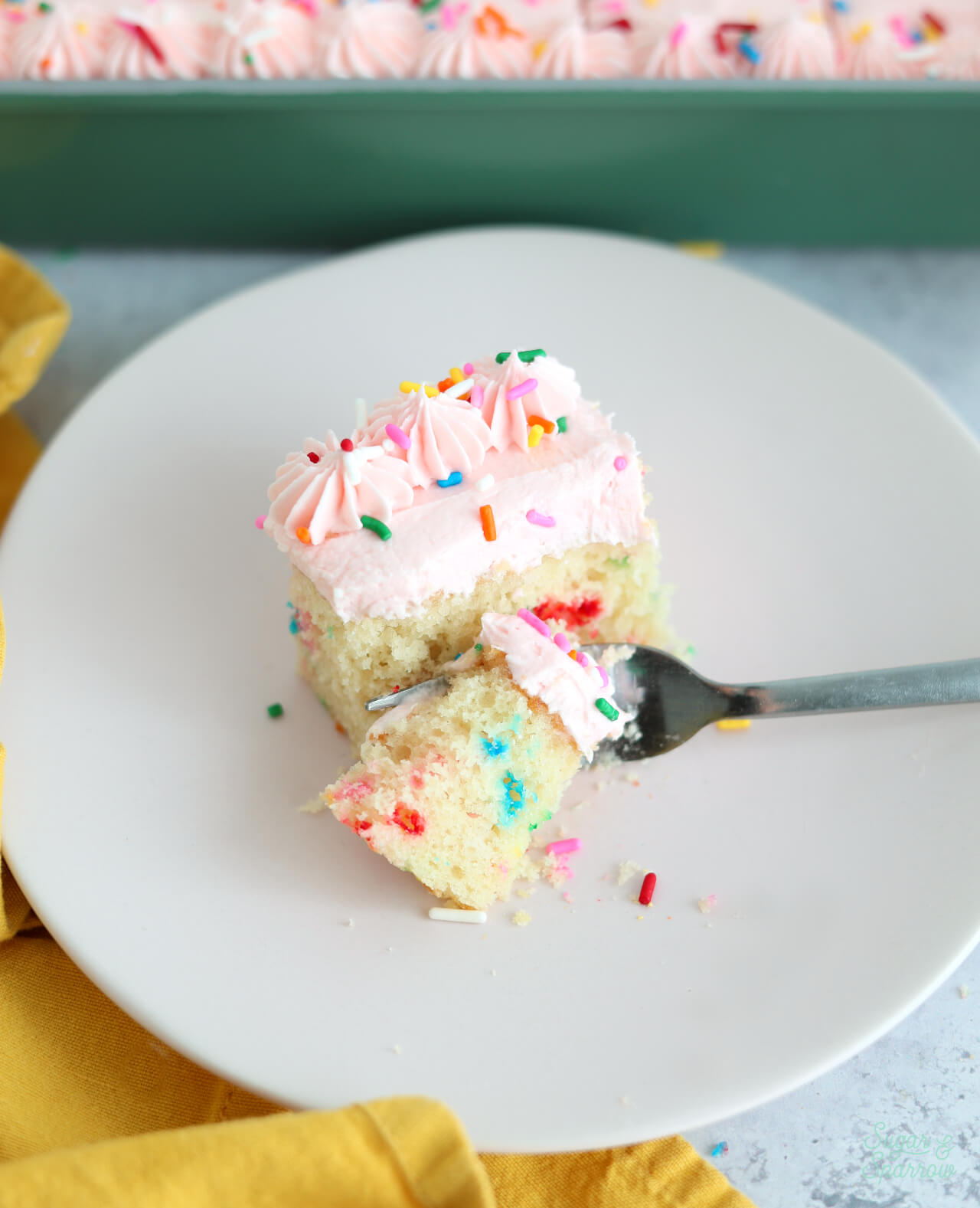 funfetti sheet cake recipe