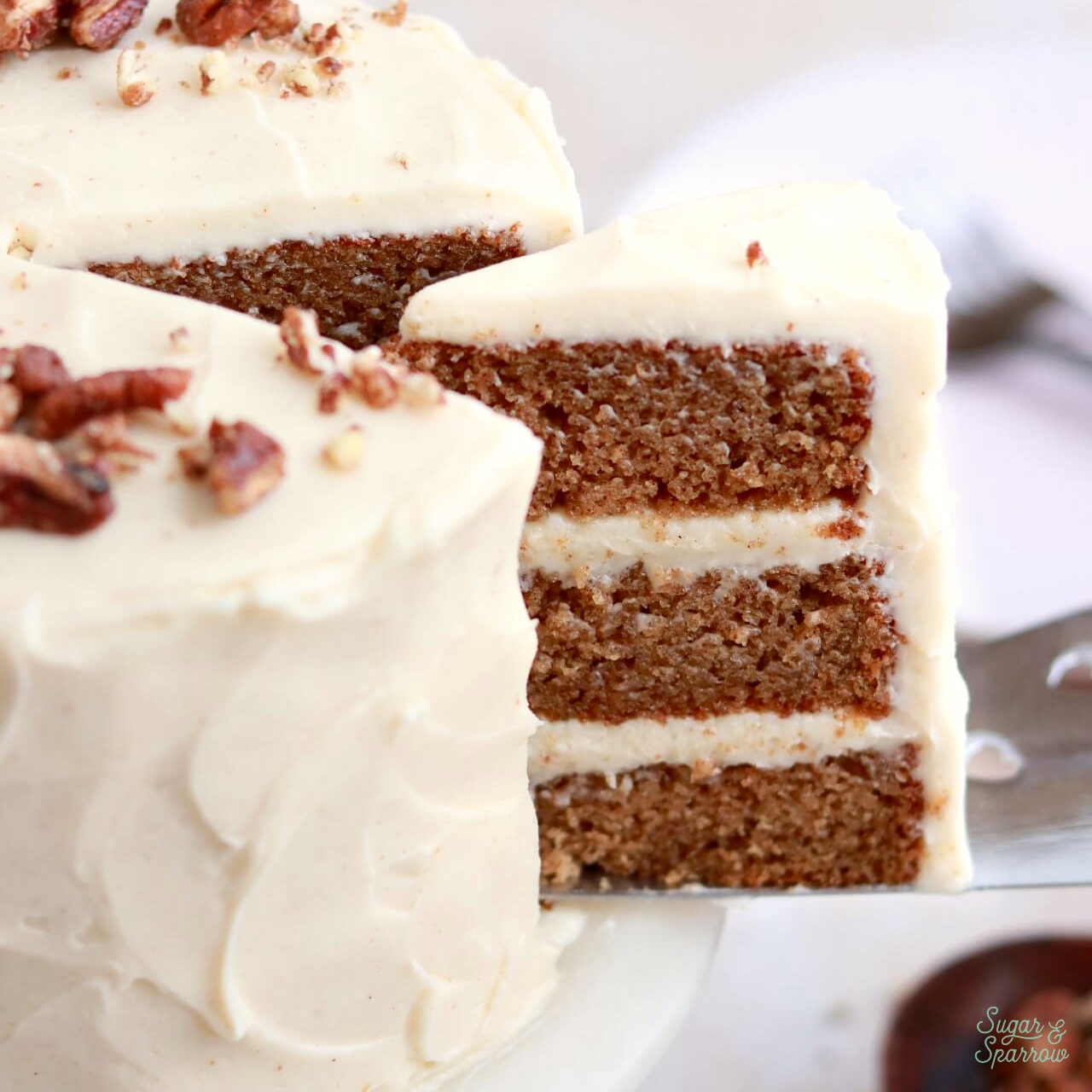 spice cake recipe with brown butter cream cheese frosting