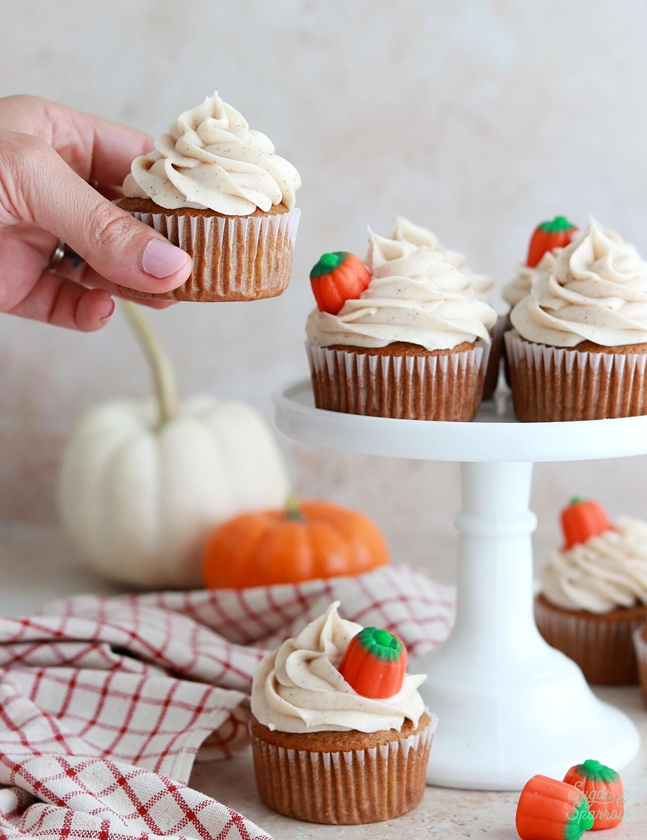 pumpkin cupcakes with cream cheese frosting recipe