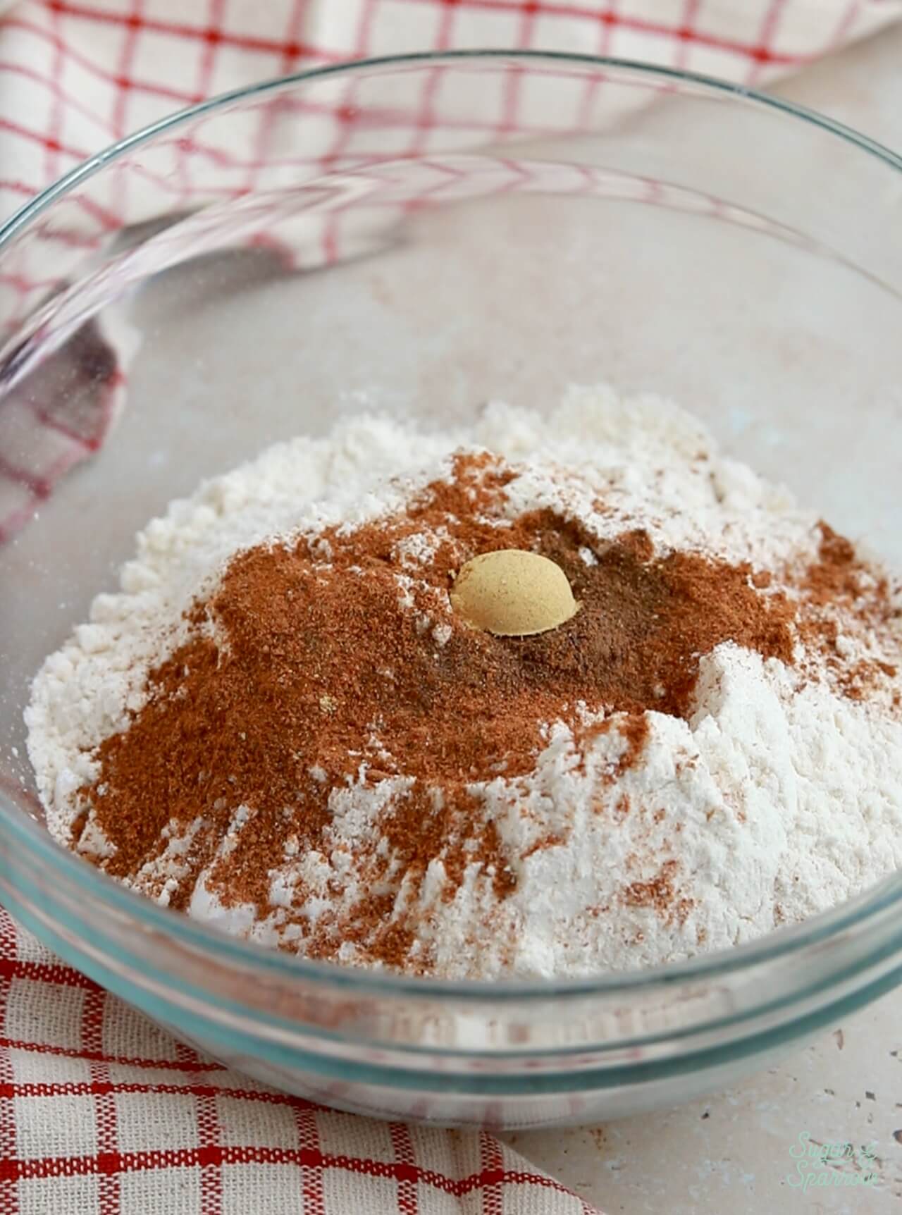 spices in a glass bowl