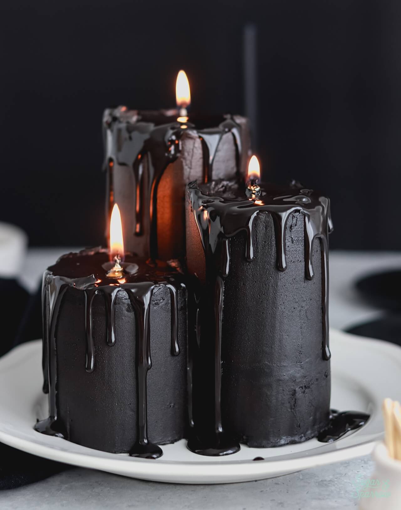 melted candle cupcakes tutorial