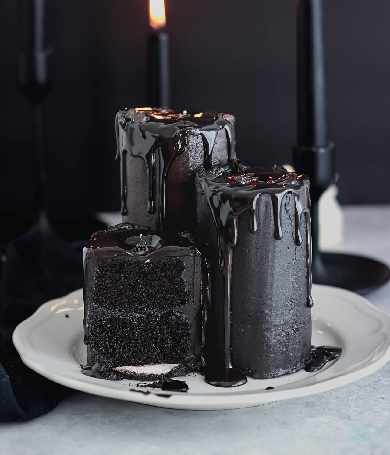 melting candle cupcakes tutorial