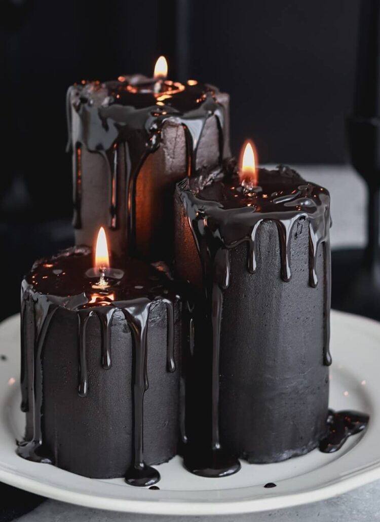 melting candle cupcakes tutorial