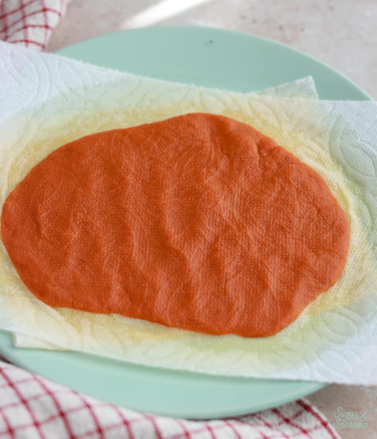 blotted pumpkin puree