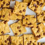 pumpkin chocolate chip cookie bars