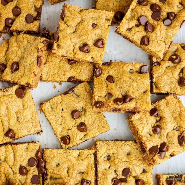 pumpkin chocolate chip cookie bars