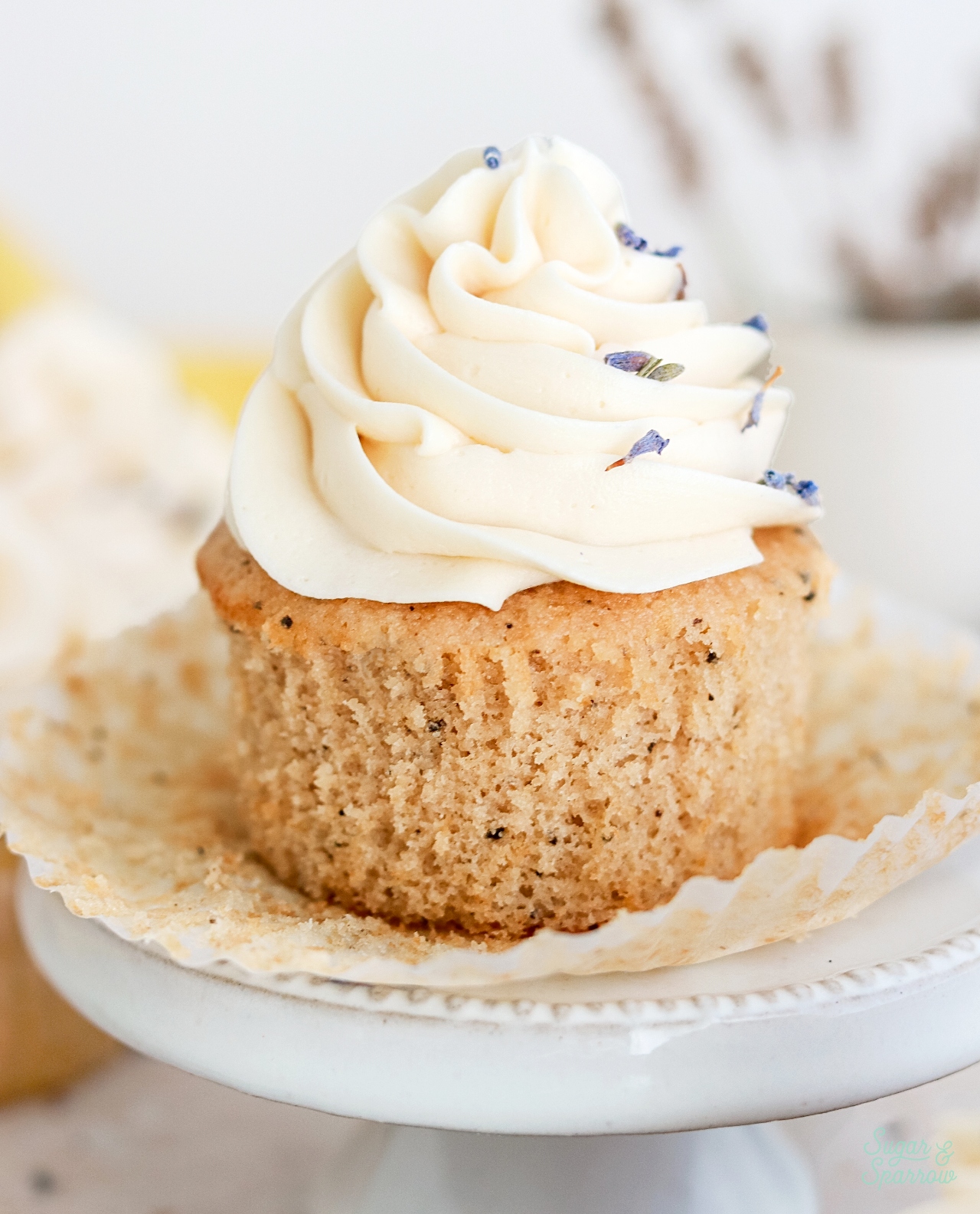 cupcakes infused with earl grey tea