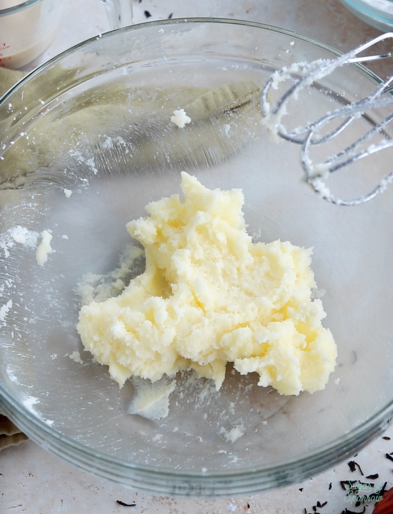 cream the butter and sugar