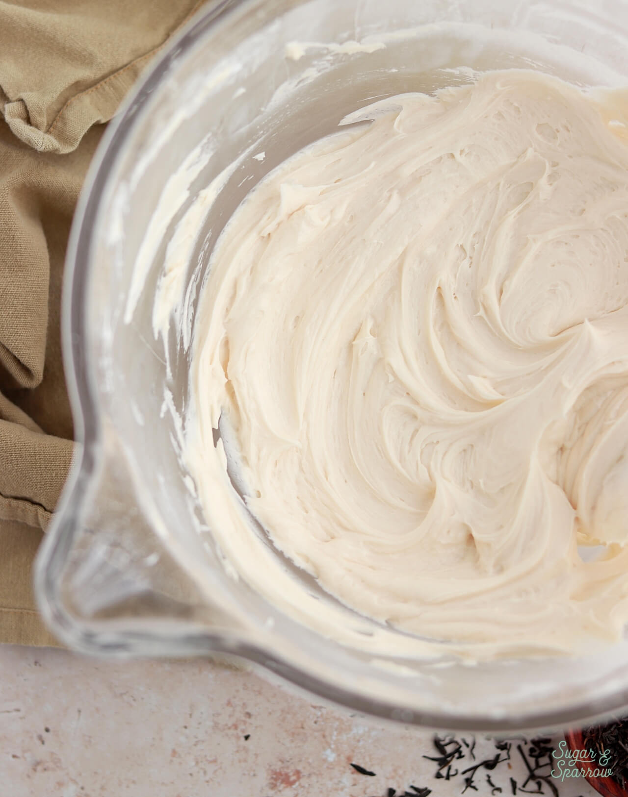 Earl Grey buttercream recipe for cakes and cupcakes