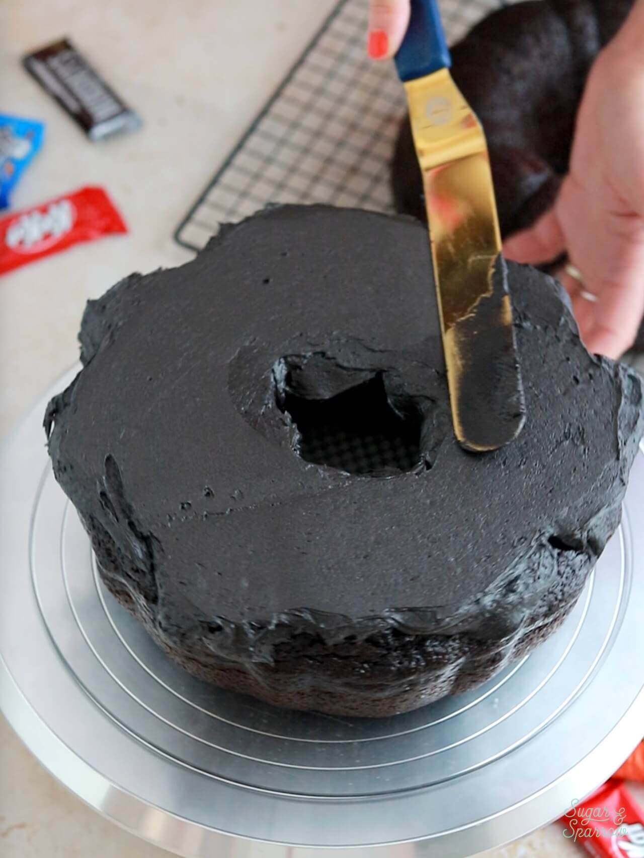 how to make a pumpkin shaped cake with bundt cakes