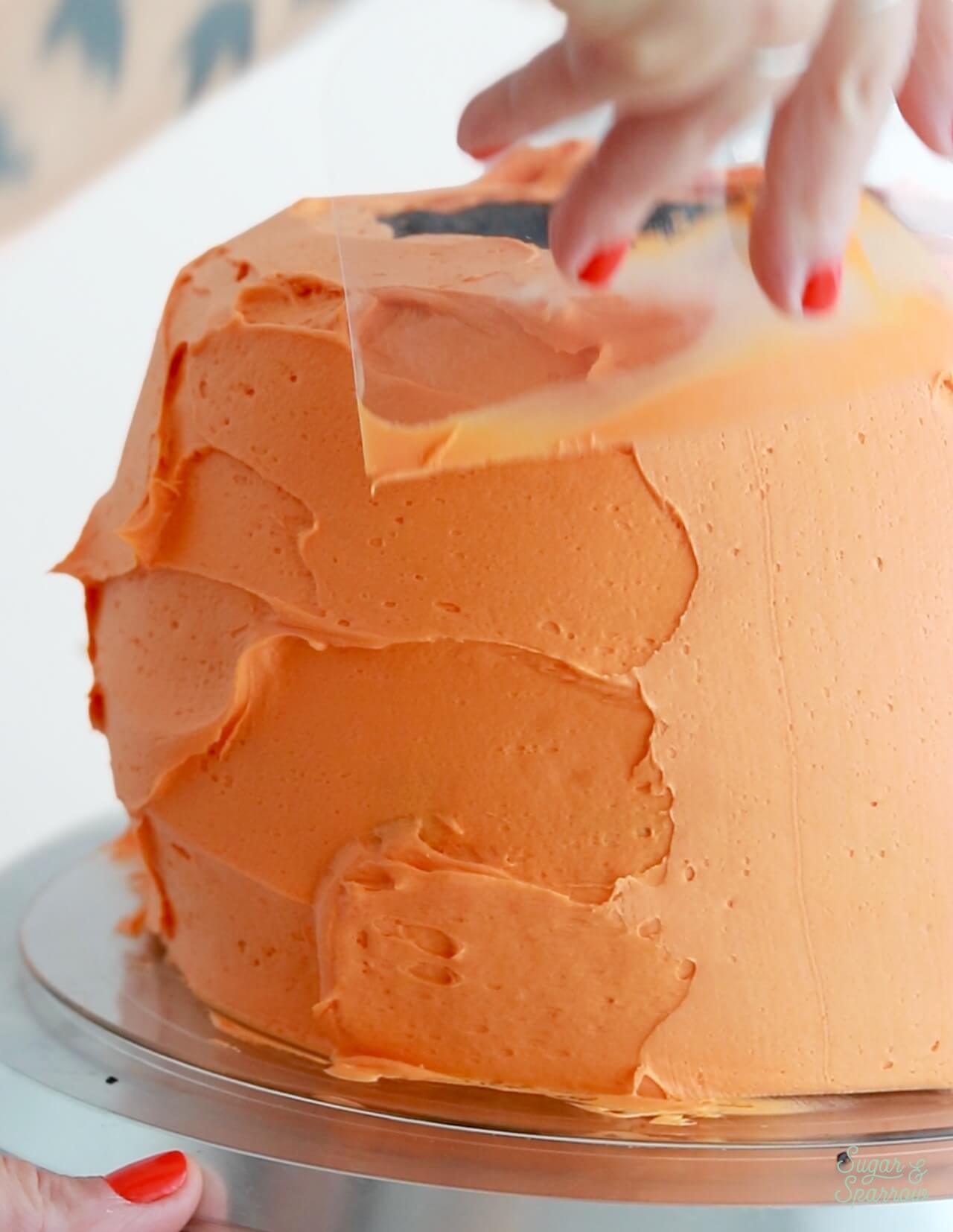 flexible plastic icing smoother tutorial