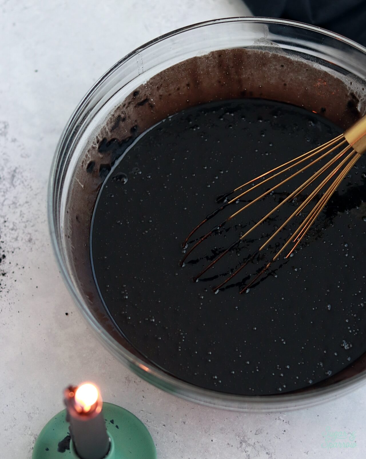black velvet cake batter