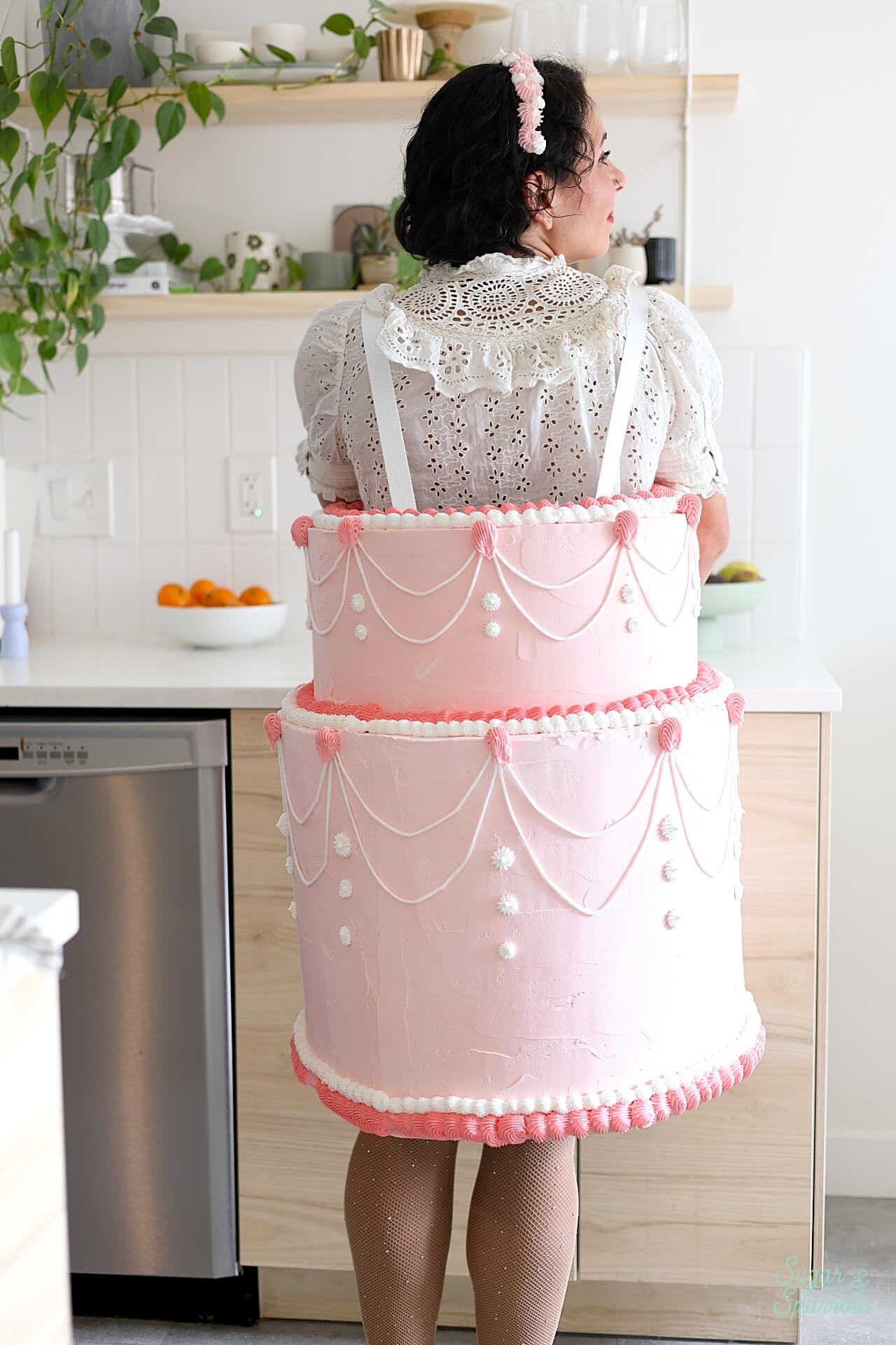homemade cake halloween costume