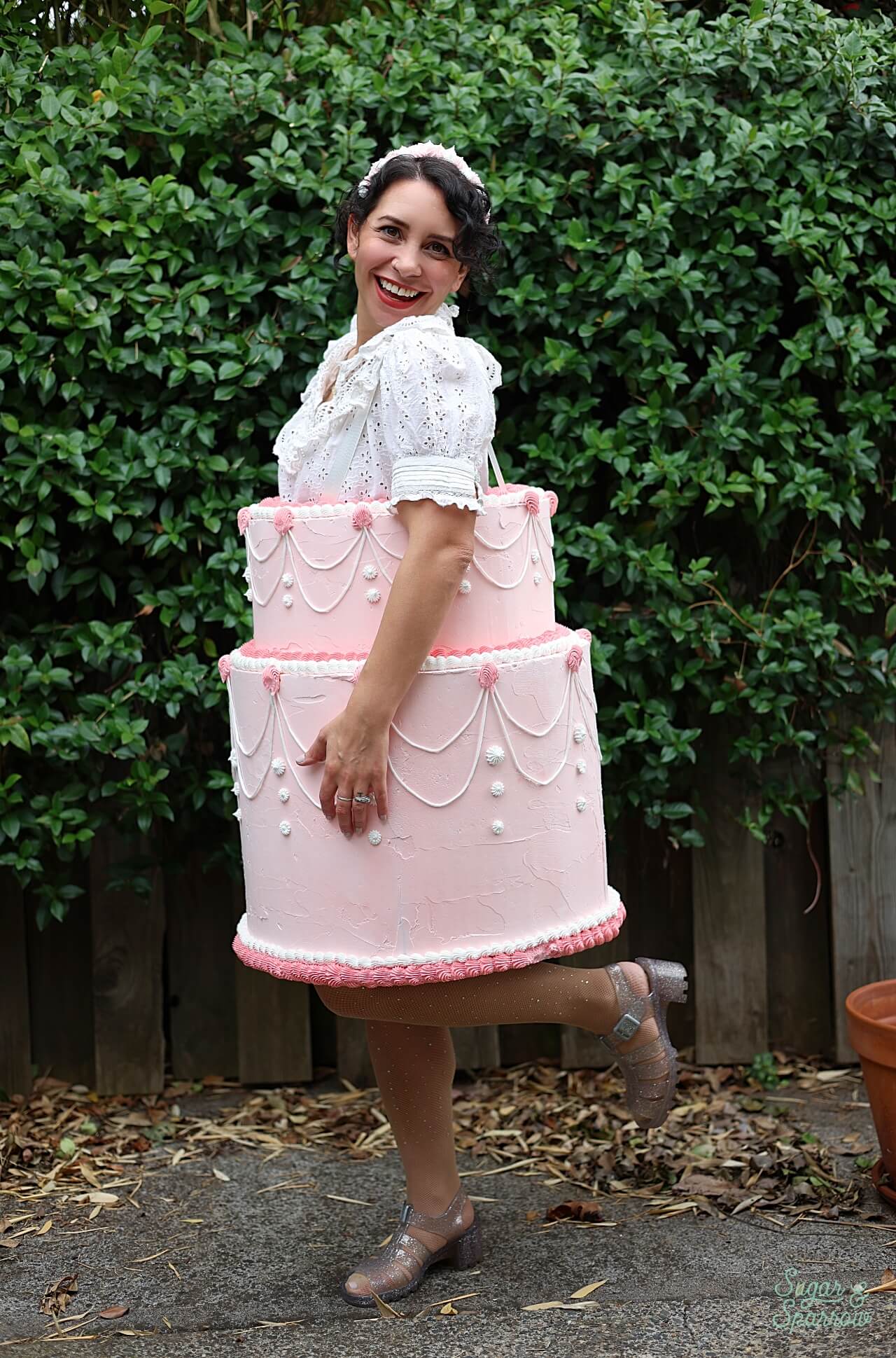Faux cake tutorial halloween costume
