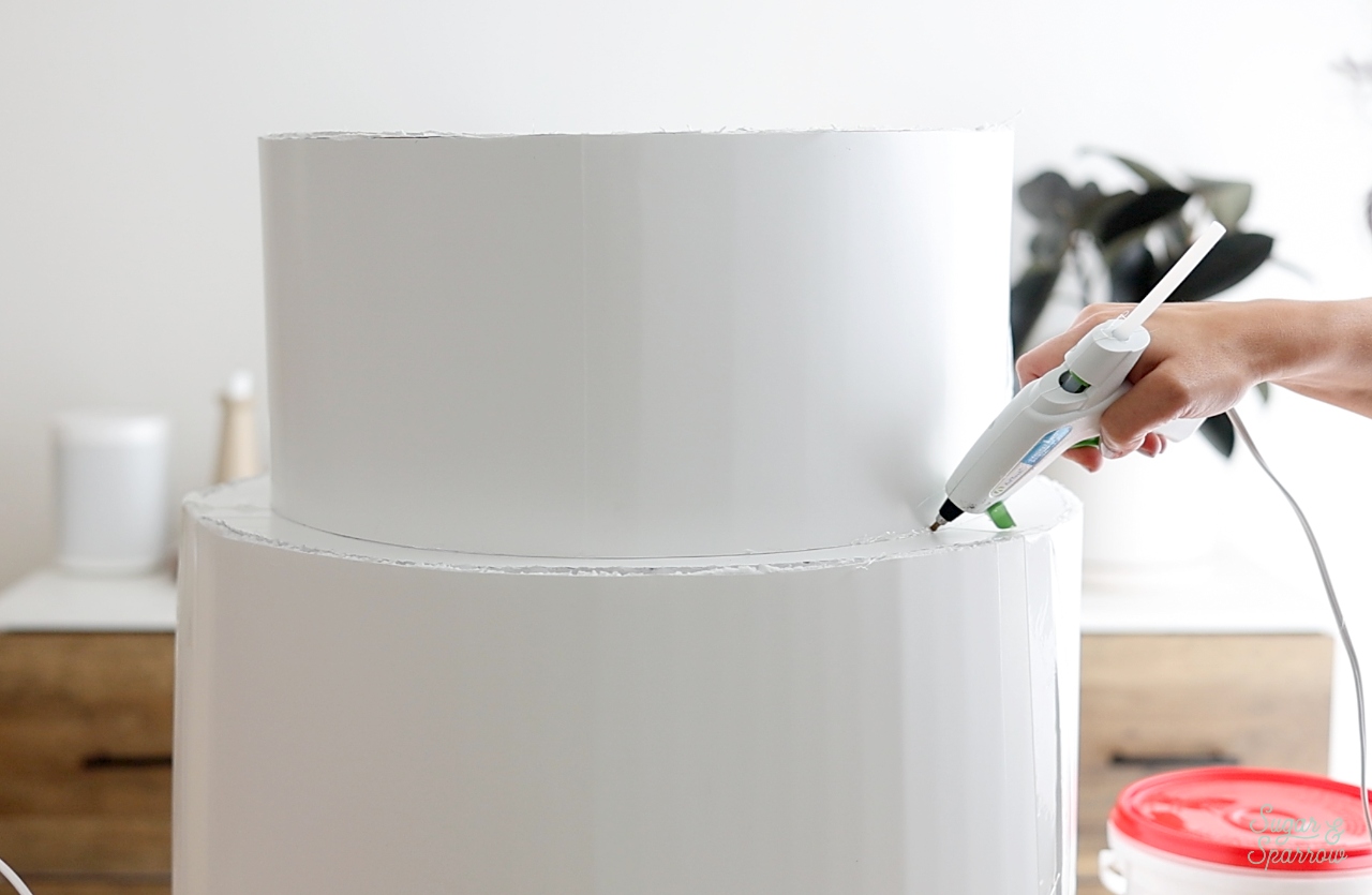 gluing foam board together