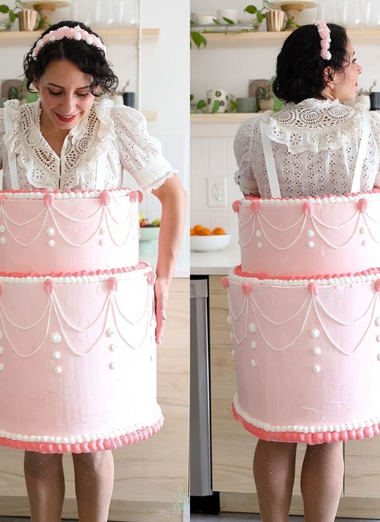 halloween costume tutorial: cake costume