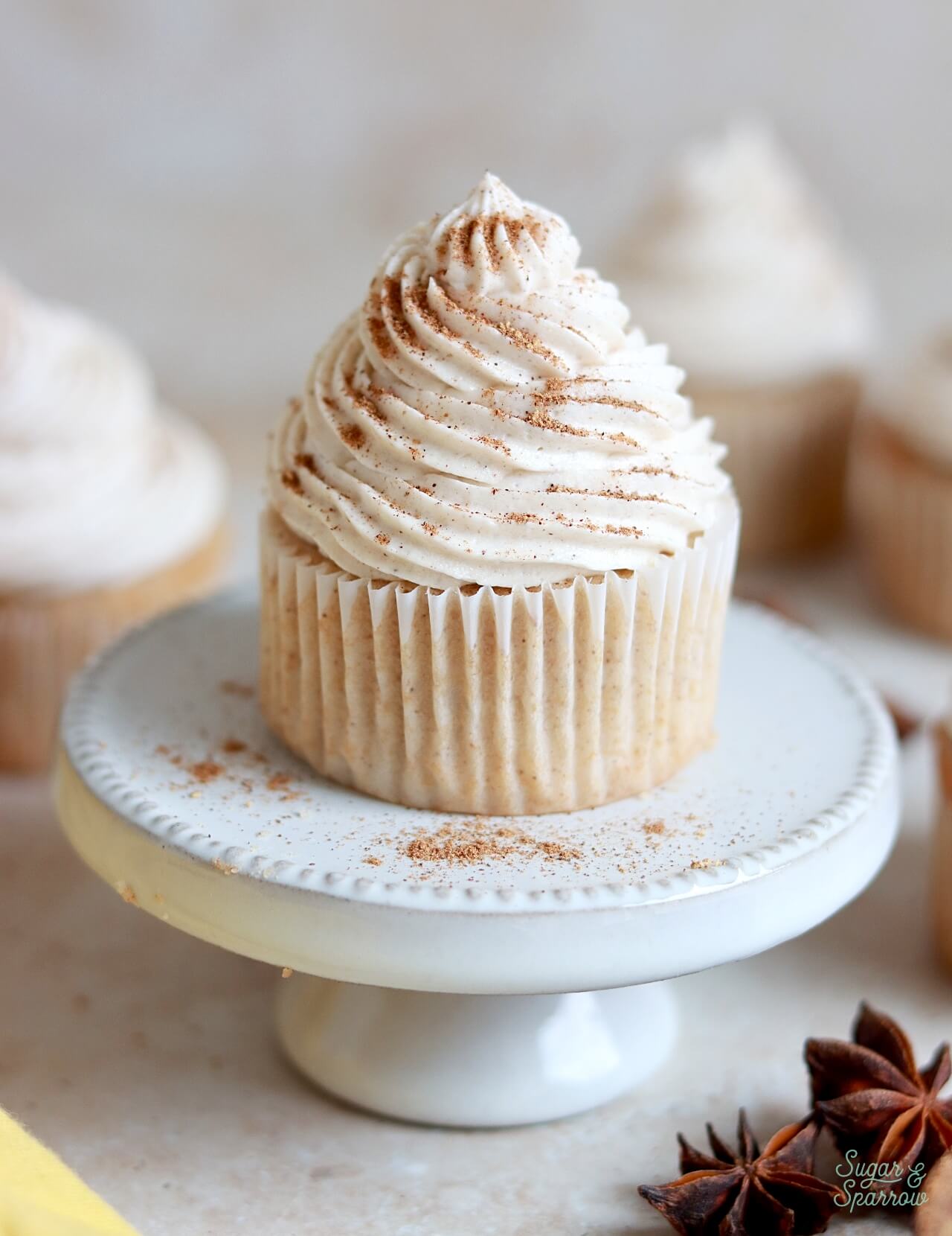 chai cupcakes with natural flavor