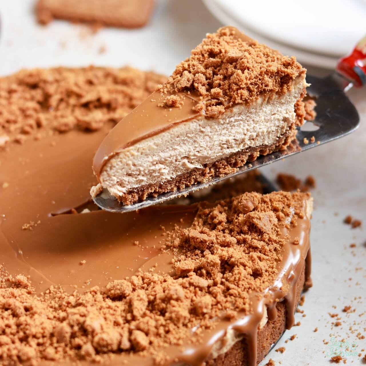 biscoff no bake cheesecake recipe