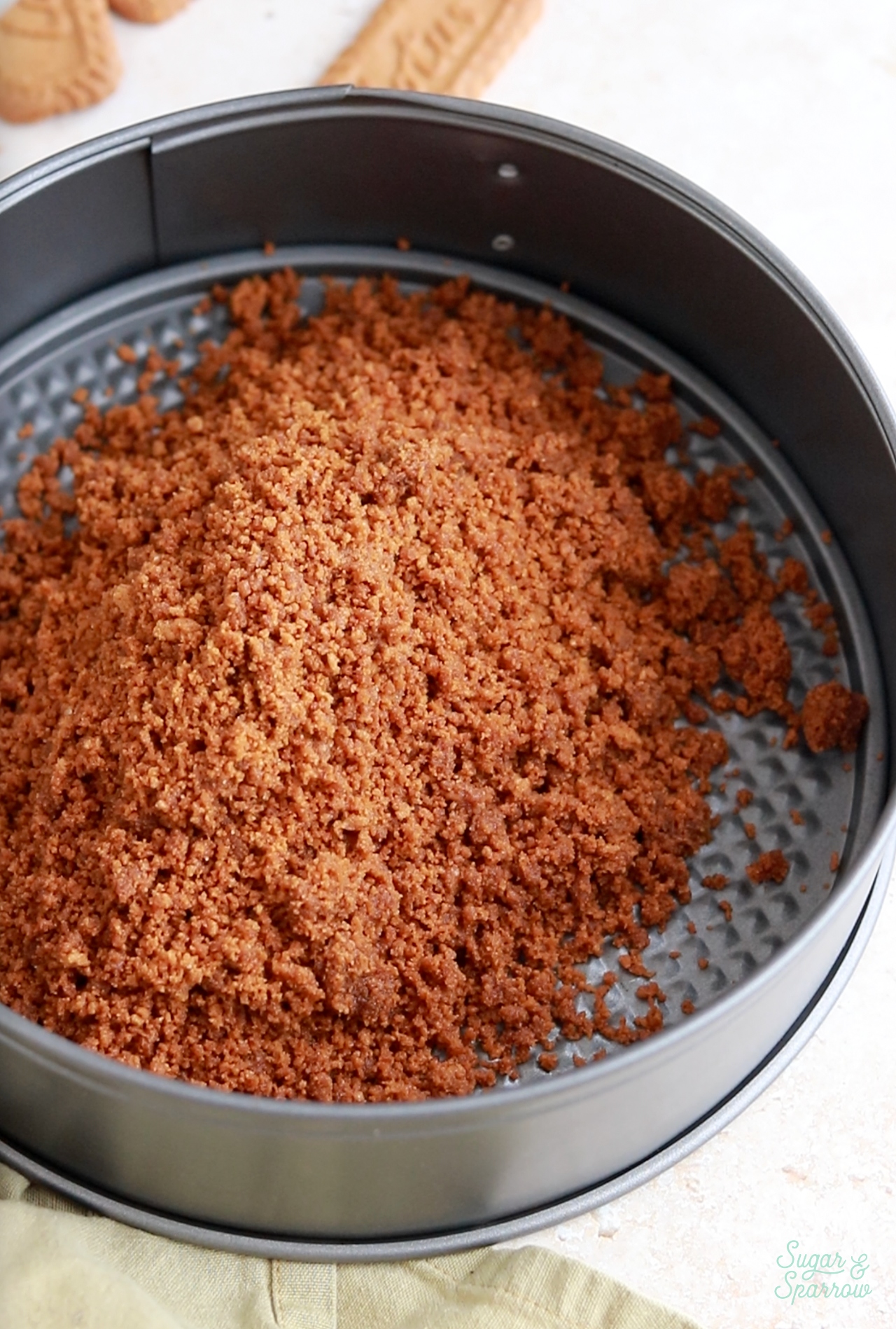 biscoff cookie crust for cheesecake recipe