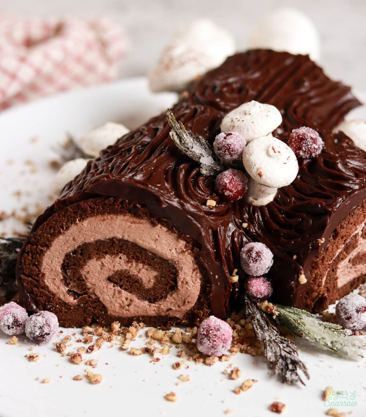easy yule log cake recipe