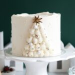 white christmas cake recipe with buttercream christmas tree