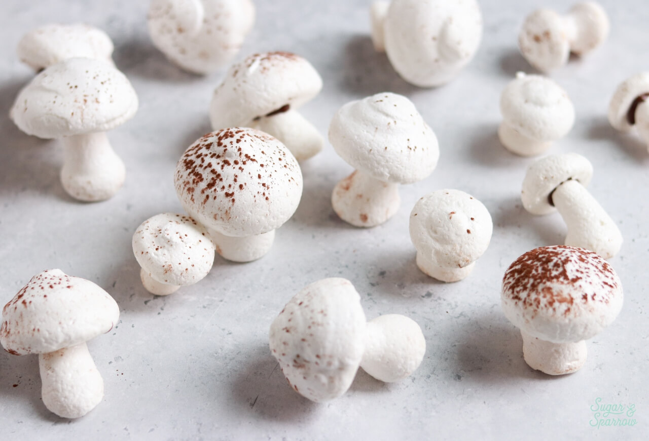 how to make meringue mushrooms