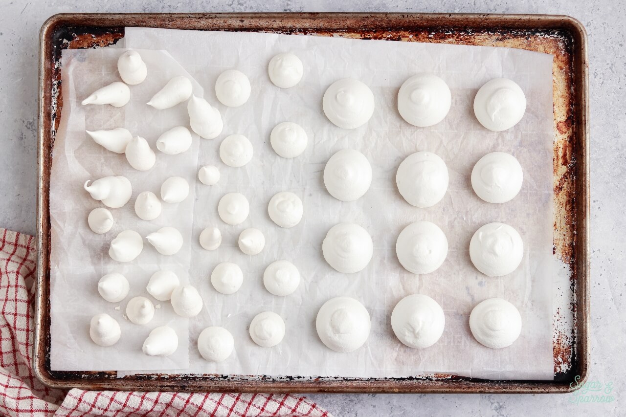 how to bake meringue mushrooms