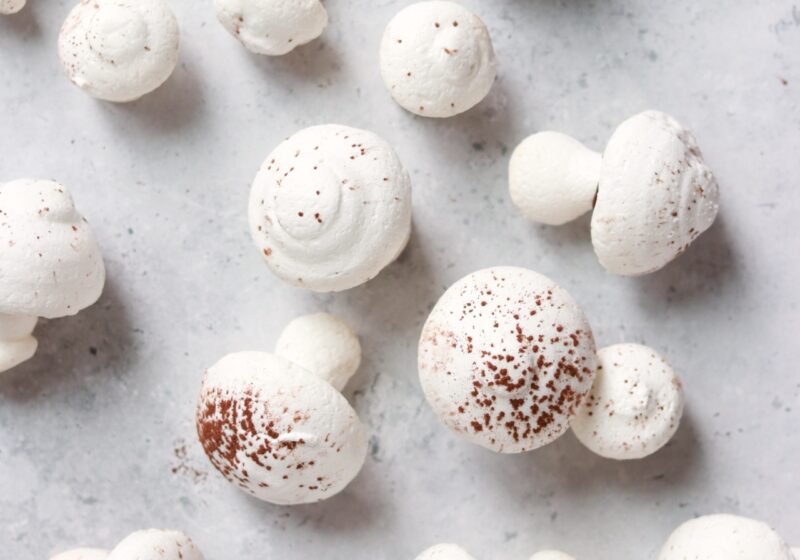 meringue mushroom recipe for cakes