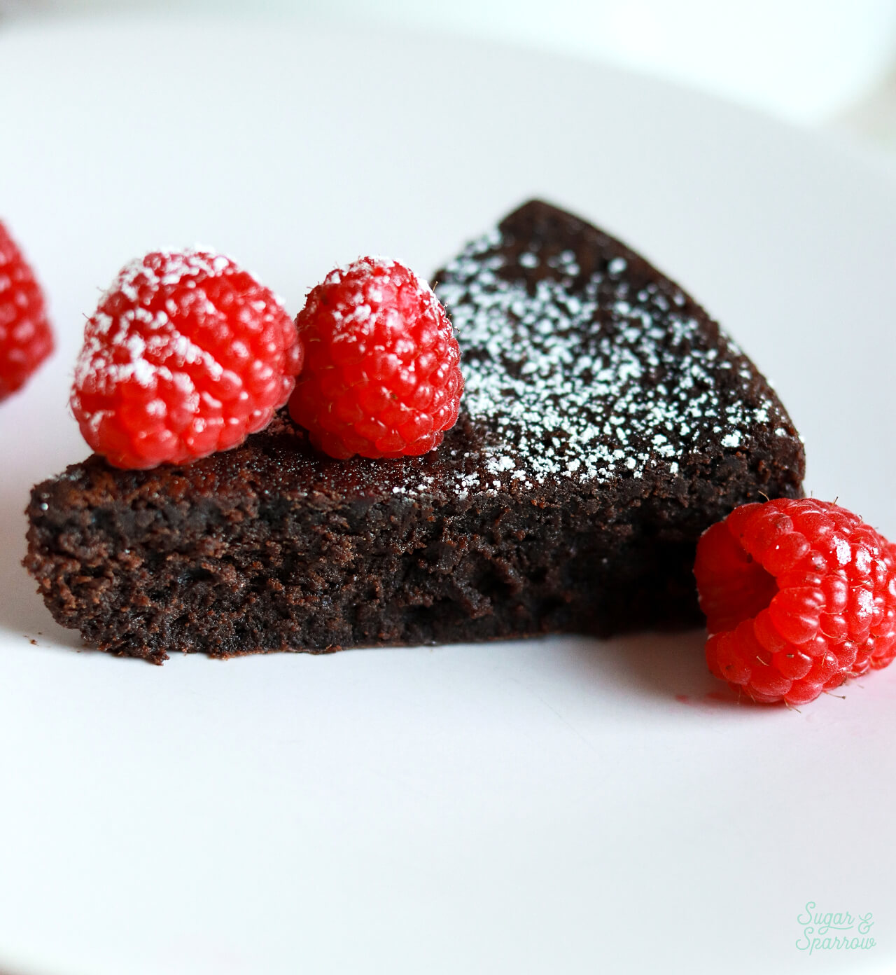 easy fudgy flourless chocolate cake recipe